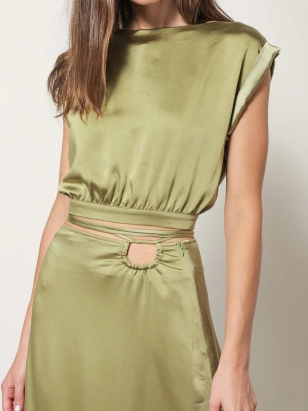Line & Dot “Elle” Satin Set NWT!